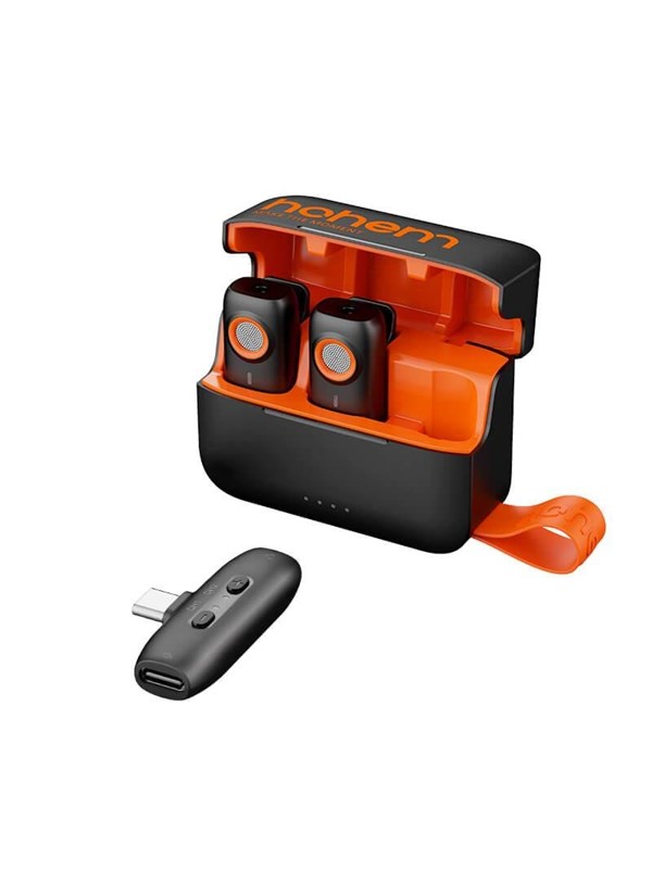 Hohem Mikrofon MIC-01 2TX 1RX med Ladeetui USB-C
