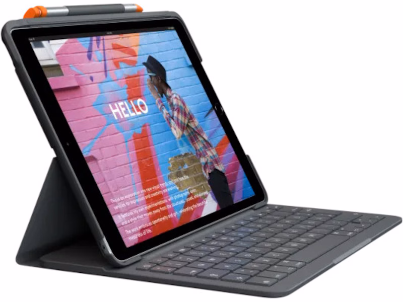 Logitech iPad 10,9" / 11" Slim Folio Tastaturdeksel (grafittgrå)