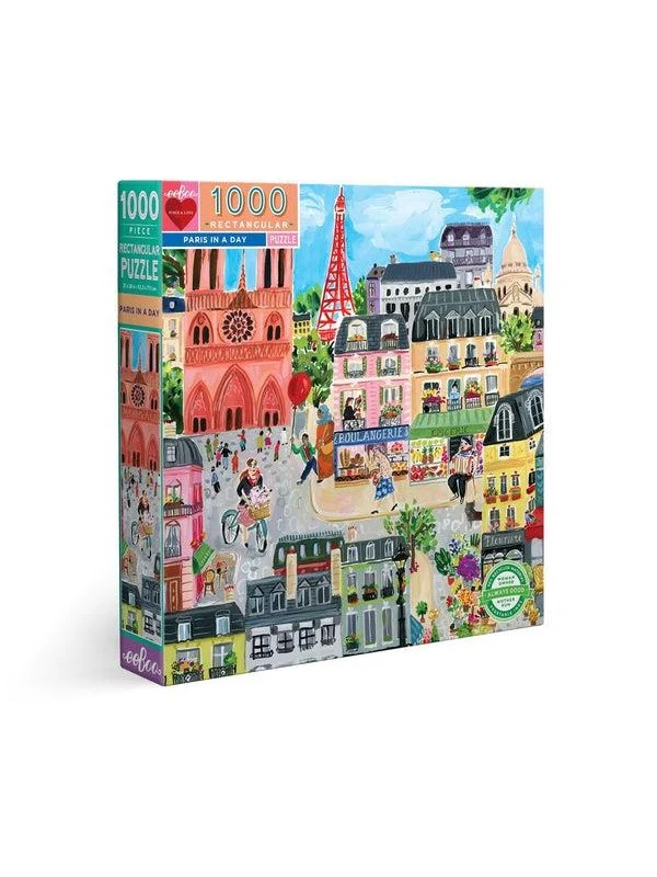 eeBoo Puzzle 1000 pcs - Paris in a Day