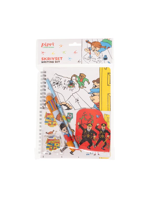 Euromic PIPPI &amp; Herr NILSSON writing set w/multi-col- pen