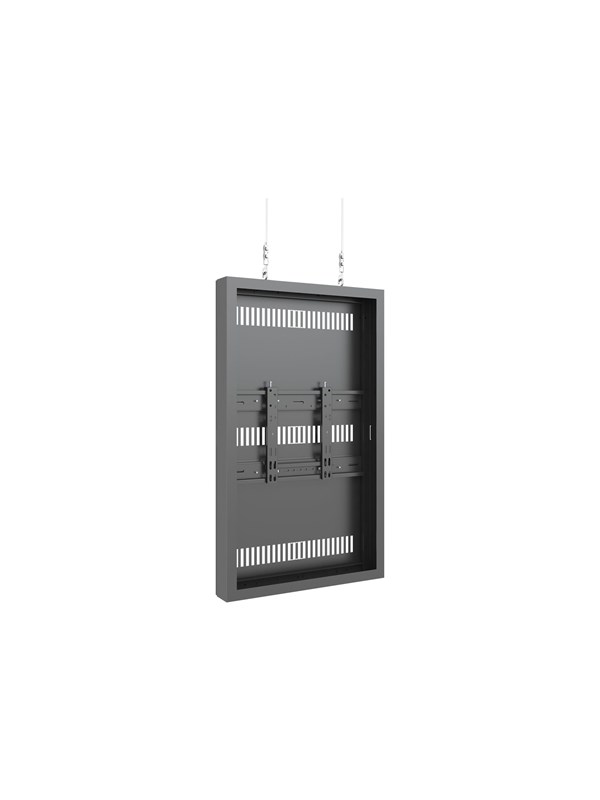 Multibrackets M Pro Series - enclosure - for digital signage panel - wire small - black - Max 25 kg - recommended for 43"