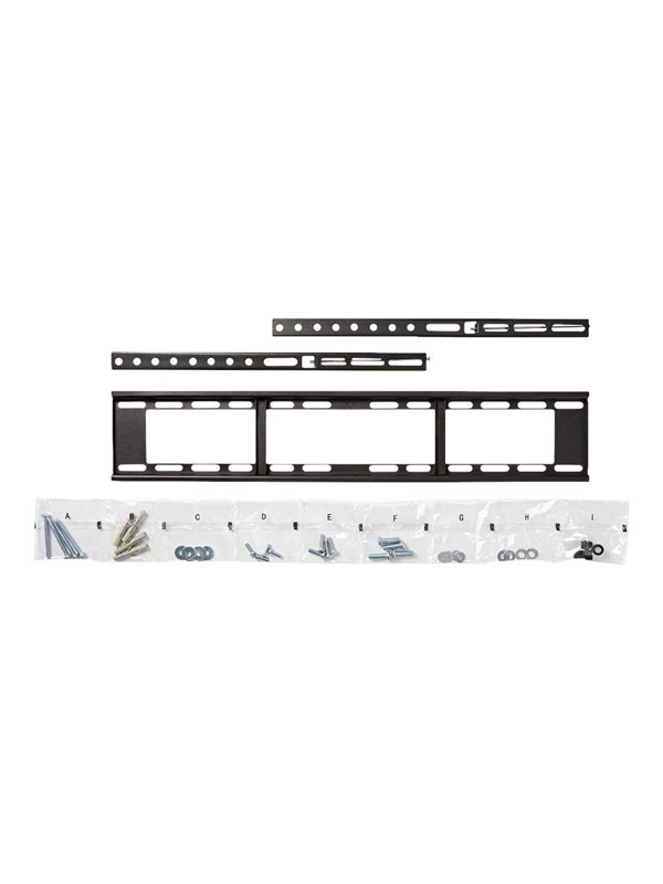 Nedis TVWM1051BK mounting kit - fixed - for TV - black - Max 35 kg - recommended for 70"