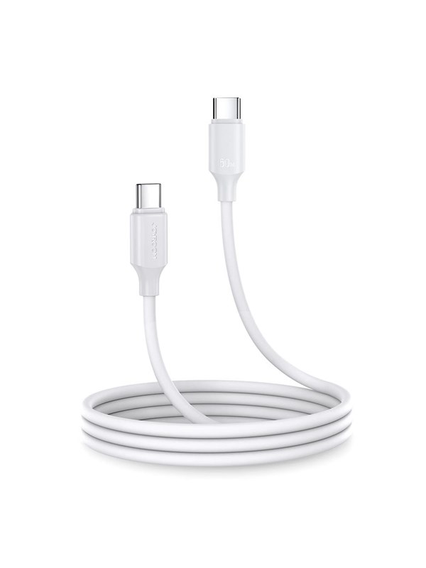 Joyroom Long-Lasting Series A9 USB-C / USB-C PD QC cable 60W 3A 1m - white