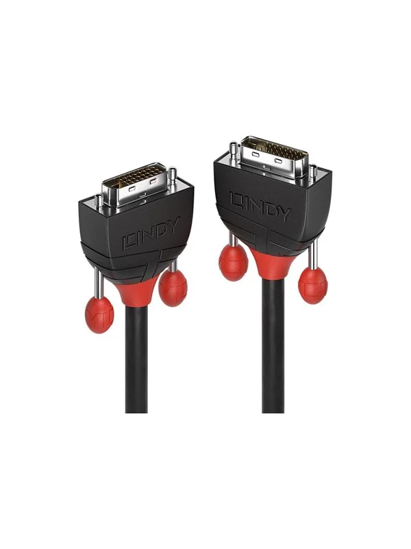 Lindy Black Line - DVI cable - DVI-D to DVI-D - 1 m