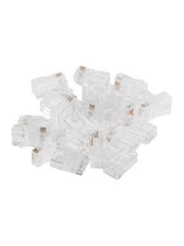 Lanberg Pass Trough - network connector - Transparent
