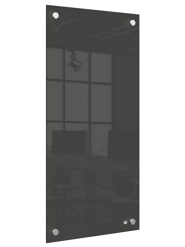 Nobo  Glasstavle Panel Home 30x60cm Sort