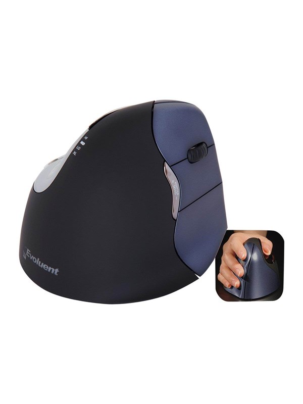 Evoluent VerticalMouse 4 Right - VM4RW - Vertical mouse - Laser - 6