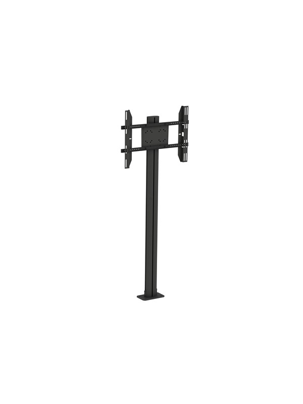 Multibrackets M Display Stand 180 Single Black w. Floormount - Max 60 kg - recommended for 63"