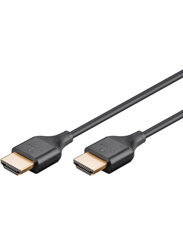 Pro HDMI 2.0 Slim - Skjermkabel - 1m - Svart