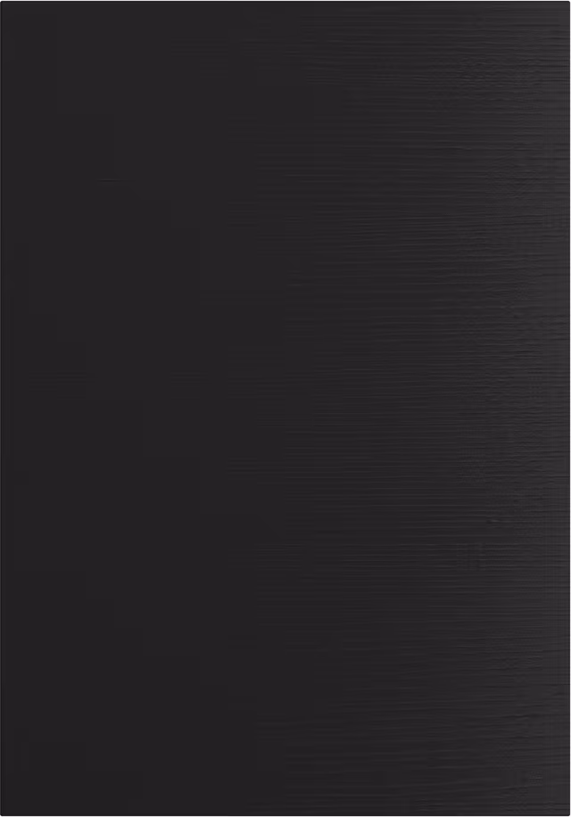 Epoq dør til kjøkken 40X57 Edge Black Ash