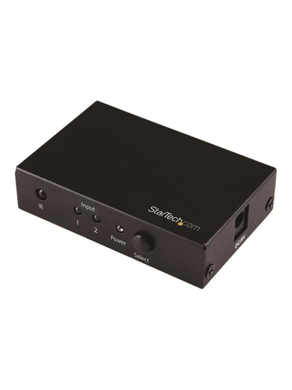 StarTech.com 2-Port HDMI Switch - 4K HDMI Switch Box - Ultra HD 4K 60Hz