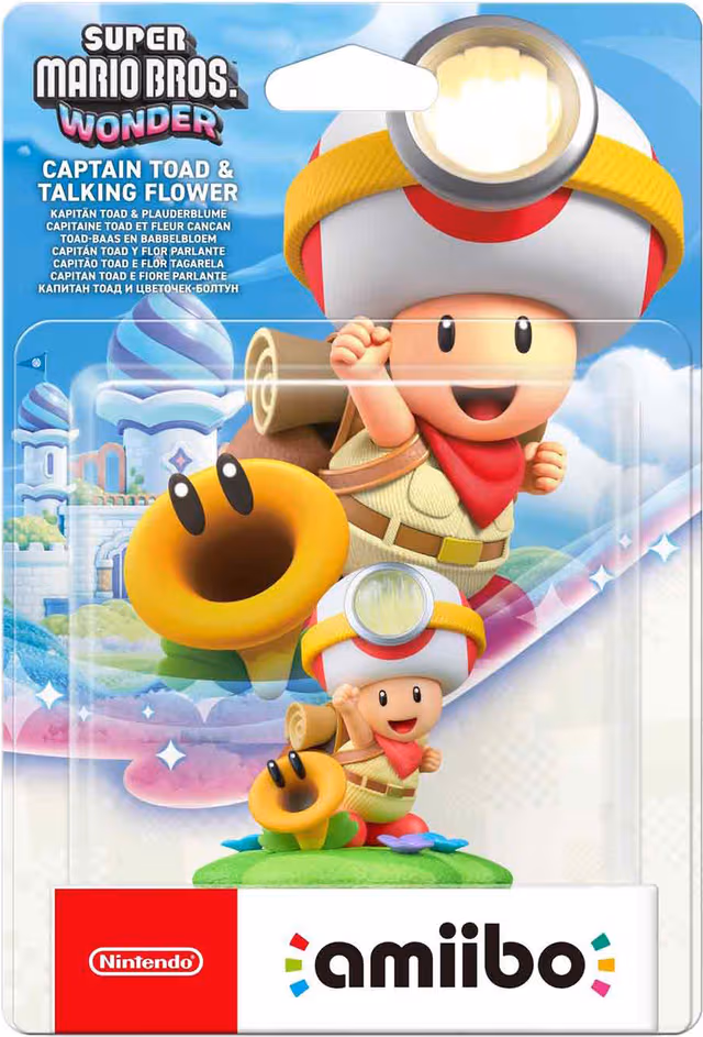 Nintendo amiibo Captain Toad &amp; Talking Flower