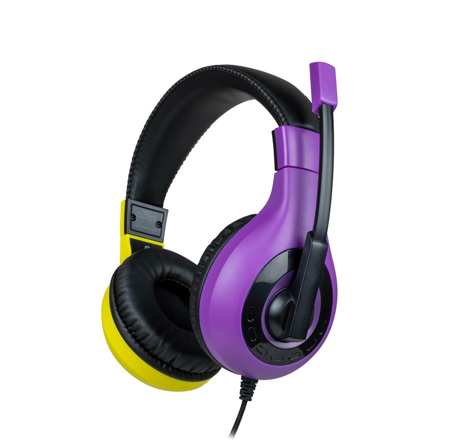 BigBen Interactive Stereo Gaming Headset V1 - Purple + Yellow