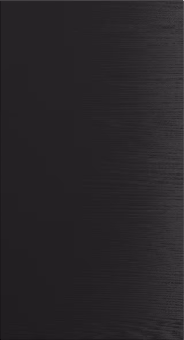 Epoq dør til kjøkken 50X92 Edge Black Ash