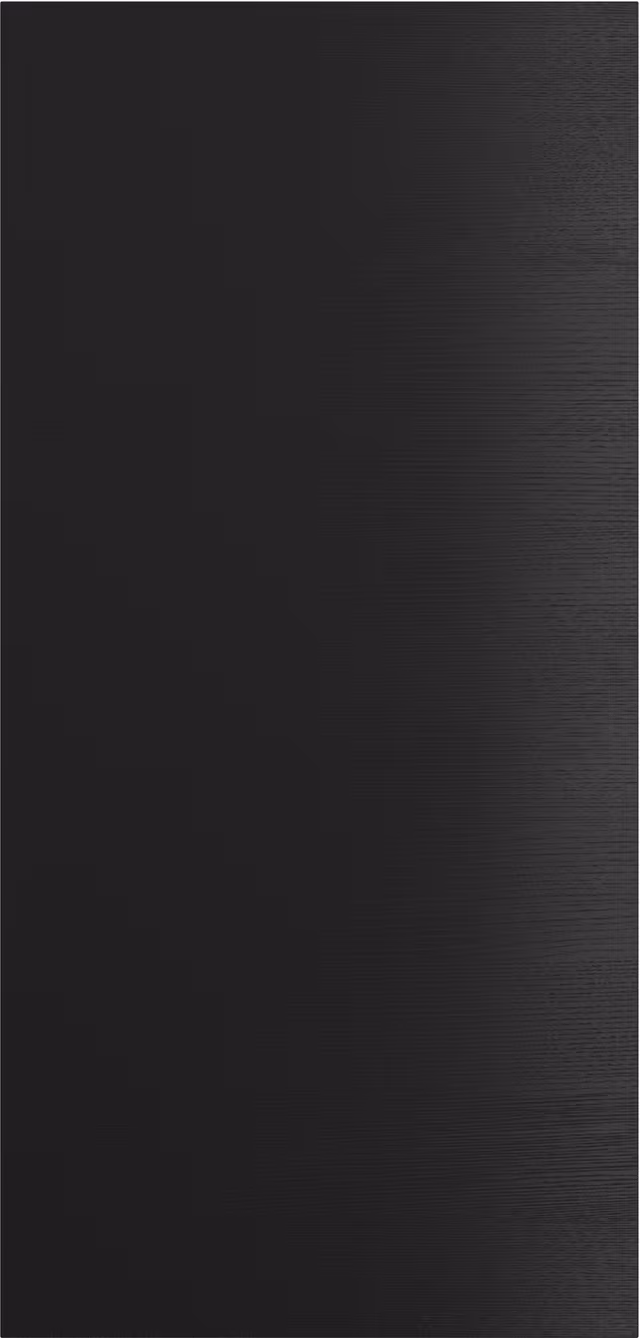 Epoq dør til kjøkken 60X125 Edge Black Ash