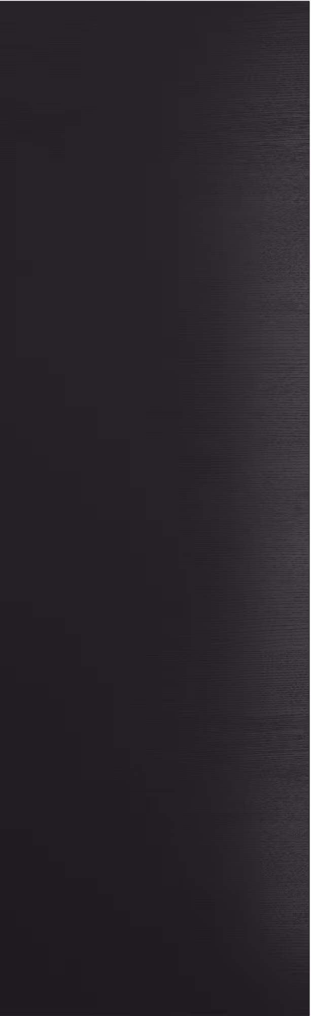 Epoq dør til kjøkken 60X195 Edge Black Ash