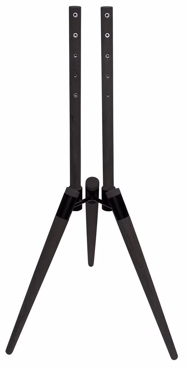 TV-stativ 37-70" - svartbeiset eik