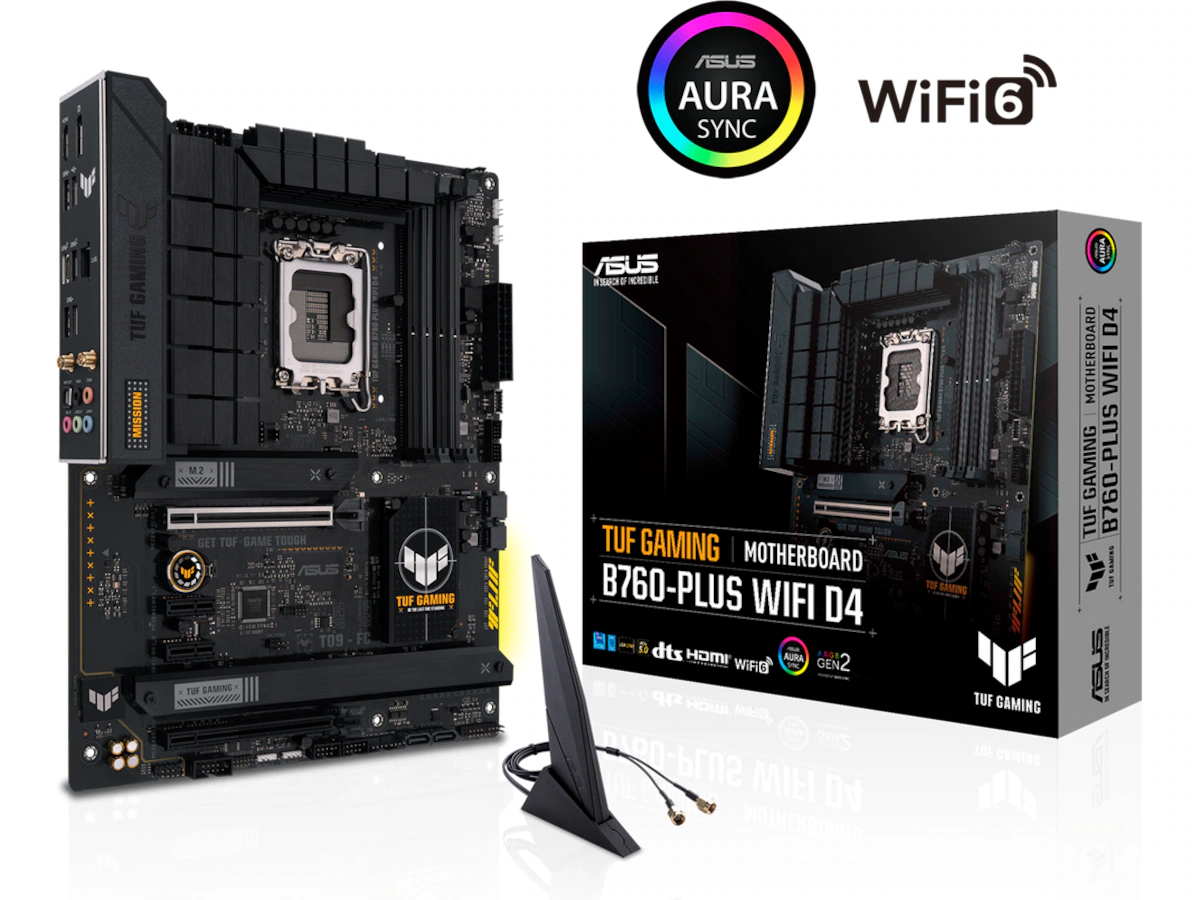 ASUS TUF GAMING B760-PLUS WIFI D4 Hovedkort
