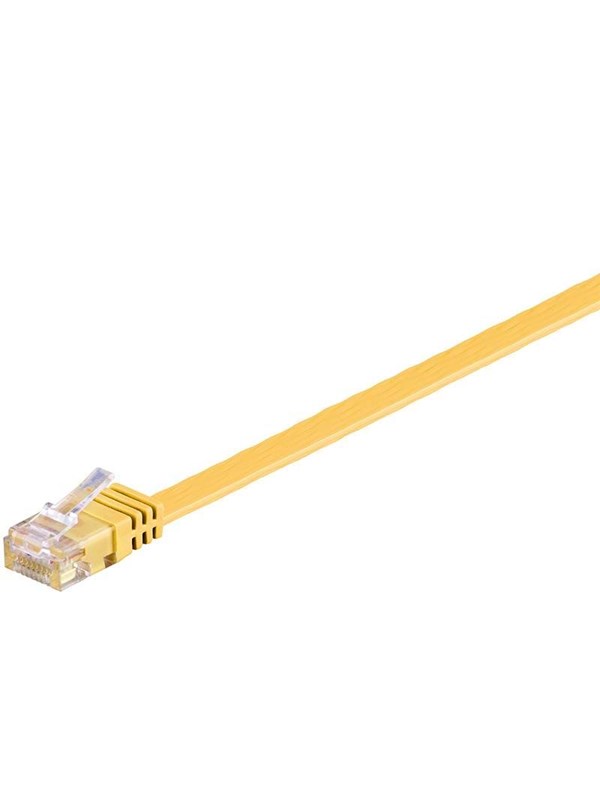 Pro LAN CAT 6 UTP Flat - Gul - 1m
