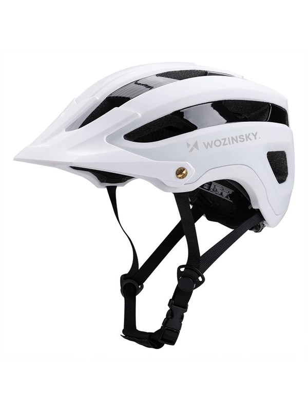 Wozinsky MTB Bicycle Helmet with Detachable Visor Light L - Black &amp; White