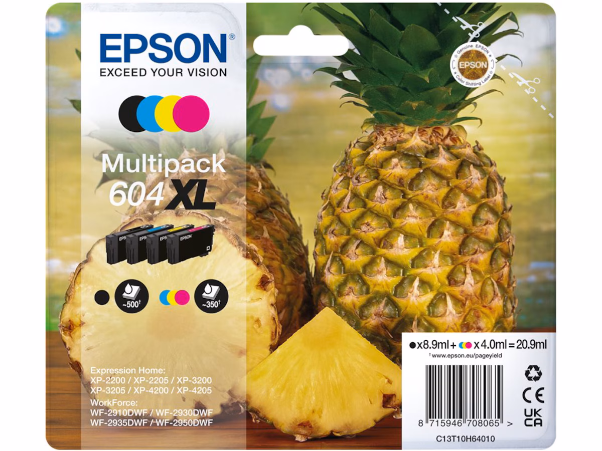 Epson blekk 604 XL multipack