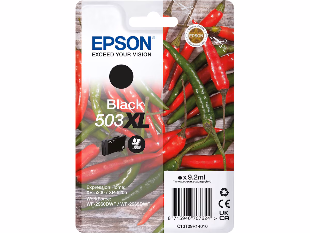 Epson blekk 503 XL Sort
