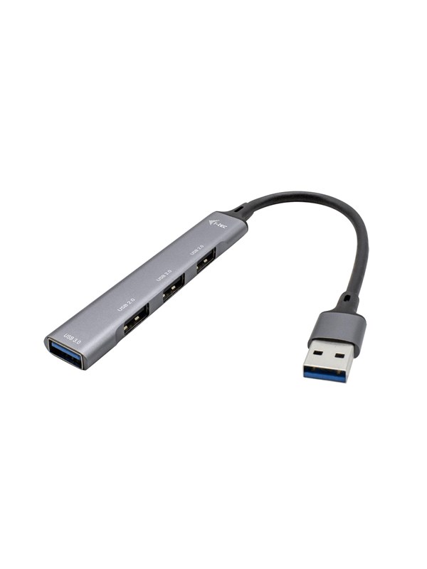 I-Tec USB 3.0 Metal HUB USB-hub - 4 porter - Grå