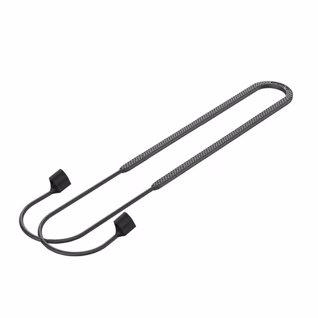 Silikonstreng Neckband Airpods - Svart