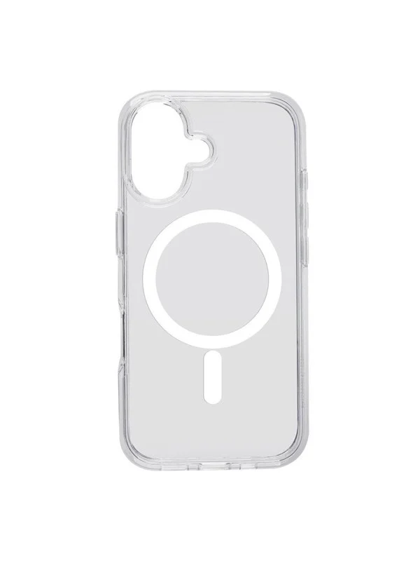 Pomologic Covercase Rugged for iPhone 16 Clear W/Magsafe