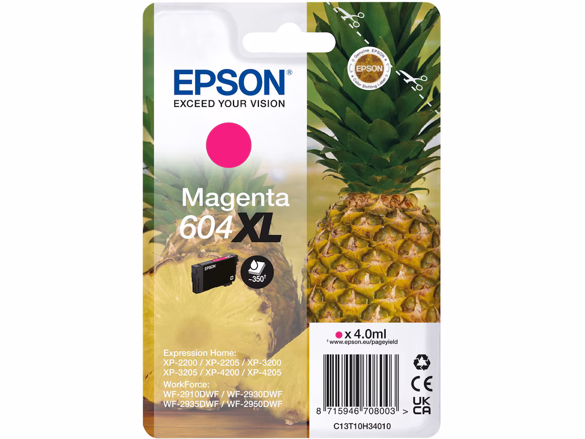 Epson blekk 604 XL magenta