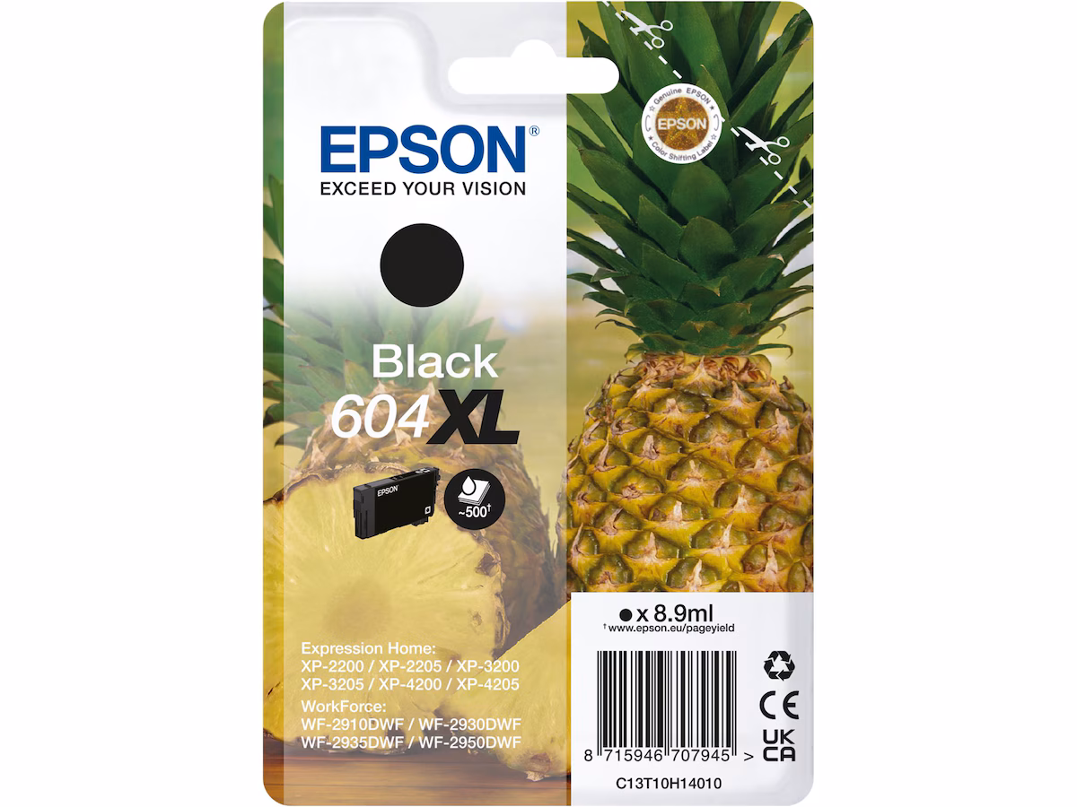 Epson blekk 604 XL sort