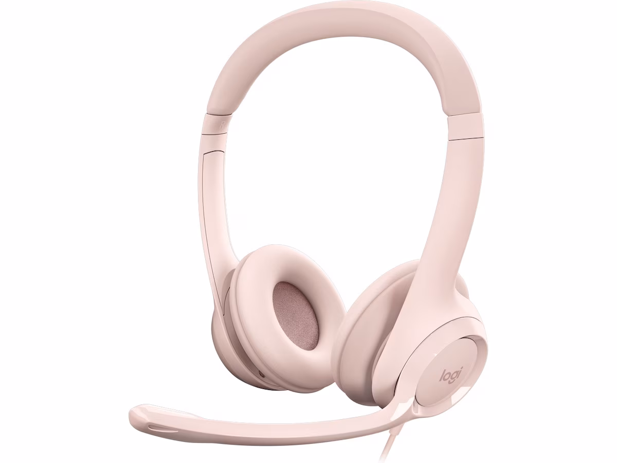 Logitech H390 USB PC headset (rosa)