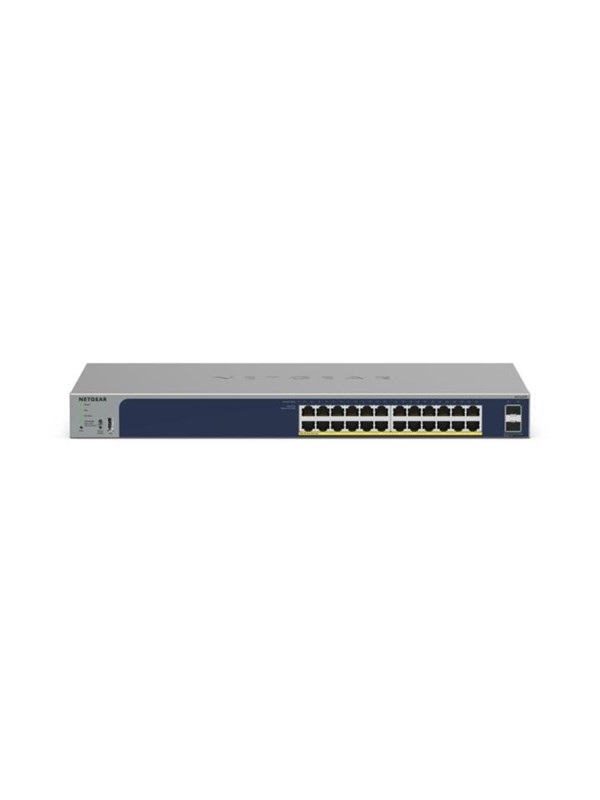 Netgear GS724TPP 24-Port Gigabit Ethernet PoE+ Smart Switch w/ optional Remote/Cloud Management and 2 SFP Ports (380W)