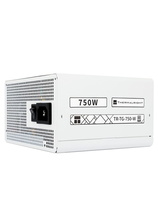 Thermalright TG (Modular) Hvit - Strømforsyning (PSU) - 750 Watt - 120 mm - ATX 3.0 - 80 Plus Gold sertifisert