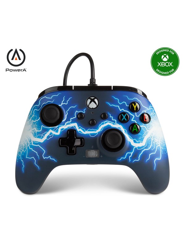 PowerA Enhanced Wired Controller for Xbox Series X|S - Arc Lightning - Wired Controller - Microsoft Xbox One