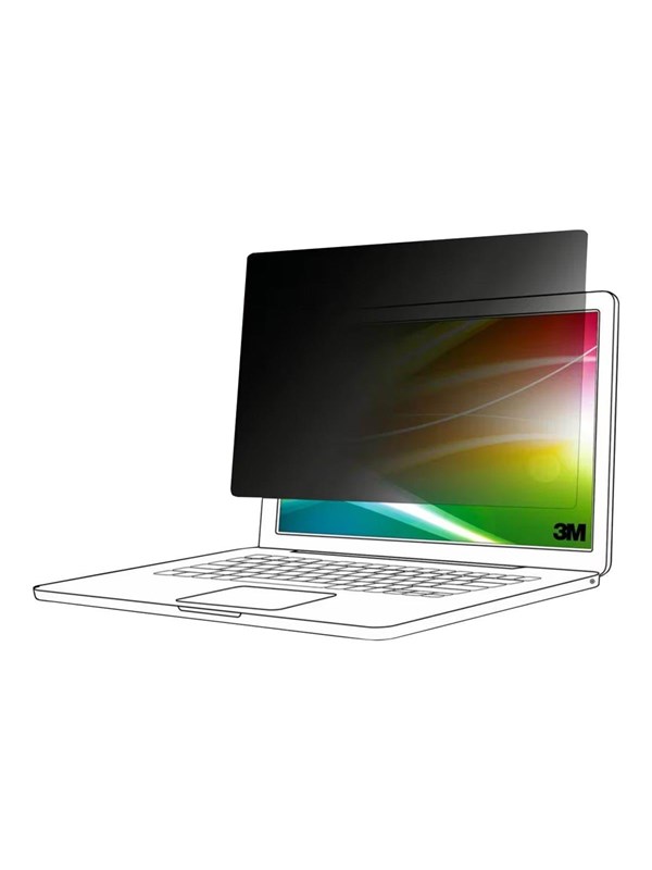 3M - notebook privacy filter - bright screen