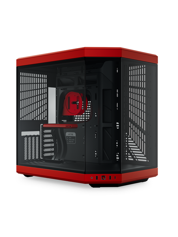 HYTE Y70 Red - Kabinett - Miditower - Rød