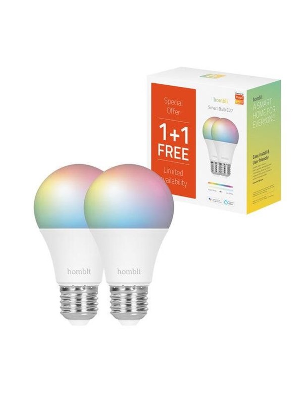 Hombli Smart bulb (9W) RGB + CCT Promo Pack