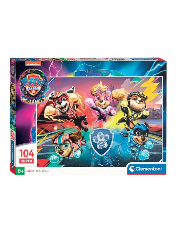 Clementoni Jigsaw Puzzle Super Color PAW Patrol The Mighty Movie 104pcs. Gulv