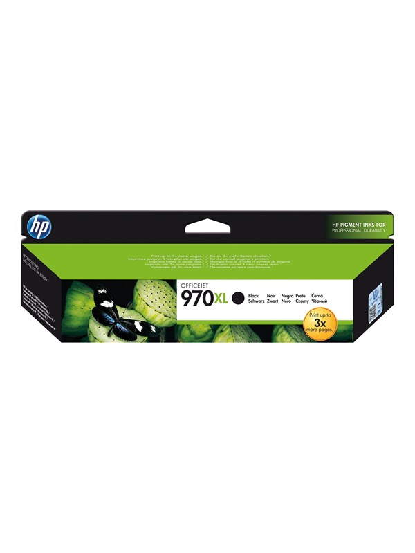 HP 970XL / CN625AE High Capacity Black Ink - Blekkpatron Svart