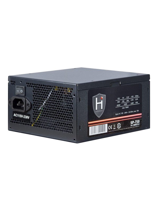 Inter-Tech HiPower SP-750 Strømforsyning (PSU) - 750 Watt - 120 mm - ATX 2.4 - 80 Plus