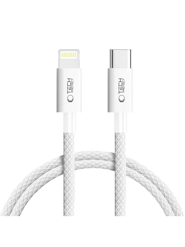 Tech-Protect UltraBoost USB-C / Lightning PD27W/3A Cable 100 cm - Grey
