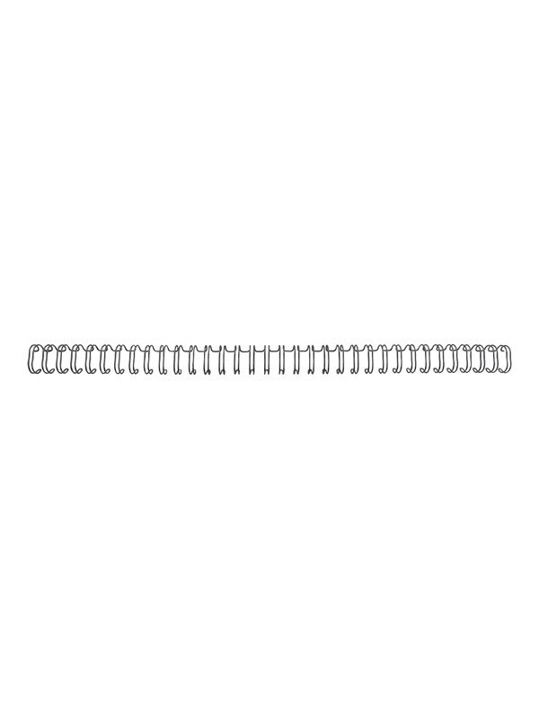 GBC Metallspiral  3:1 NO4 6mm A4 Sort