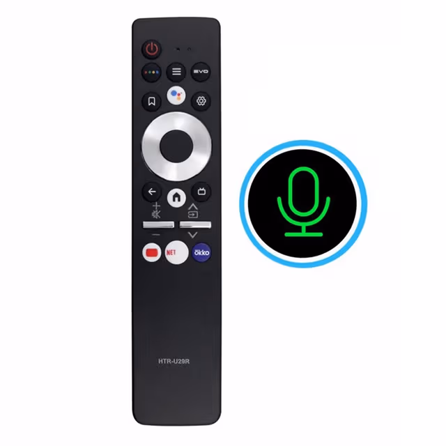 Fjernkontroll utskiftning HTR-U29R for Haier TV stemmestyrt