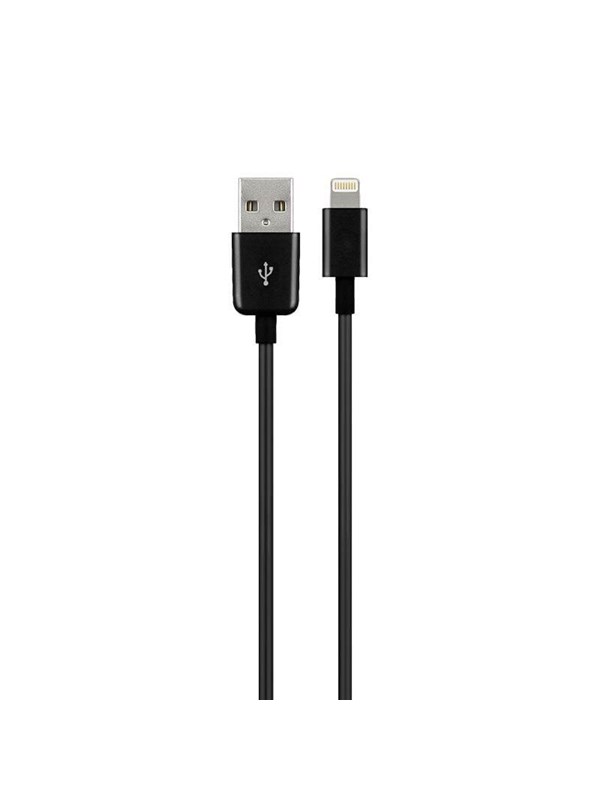 Pro USB-A <-> Lightning - 0.5m - Svart