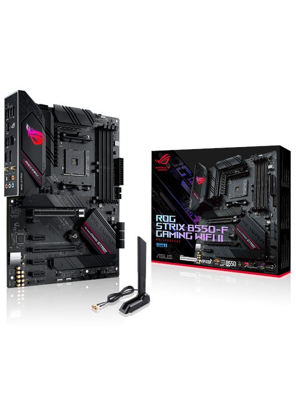 ASUS ROG STRIX B550-F GAMING WIFI II Hovedkort - AMD B550 - AMD AM4 socket - DDR4 RAM - ATX