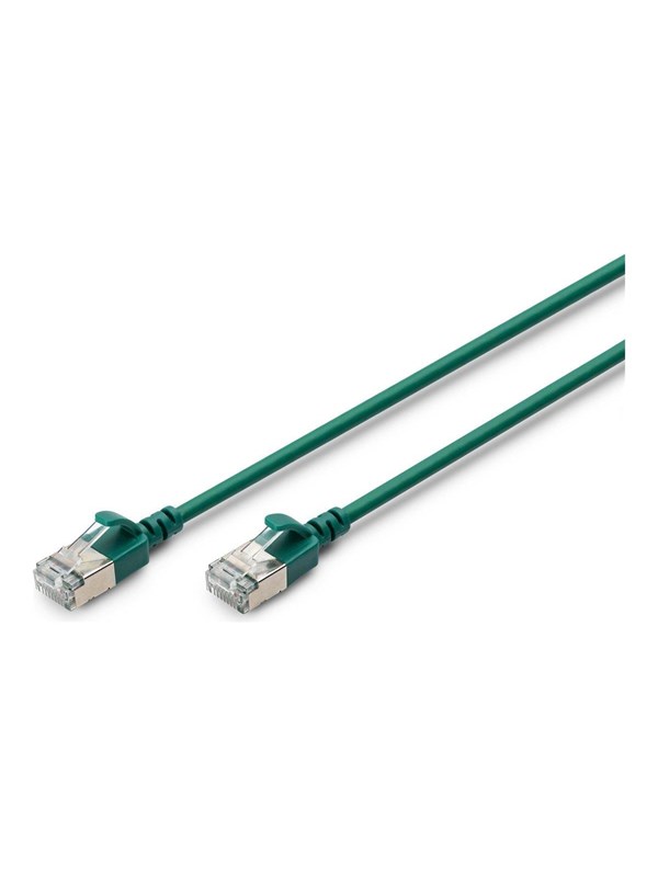 DIGITUS patch cable - 5 m - green - Grønn - 5m