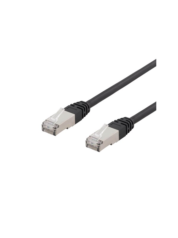 Deltaco LAN CAT 6 - F/UTP - Svart - 15 meter