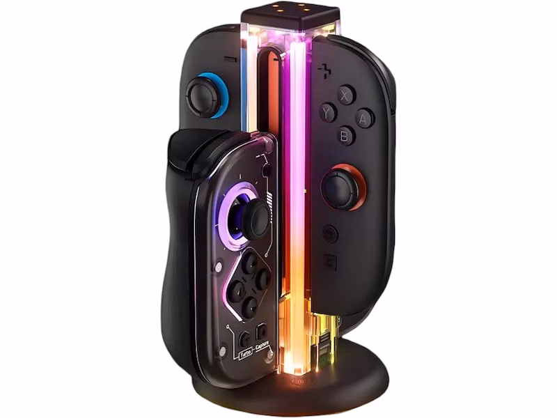 NYXI Zeus Nintendo Switch 1 &amp; 2 Charging station - Wired Charging cable for wireless game controller