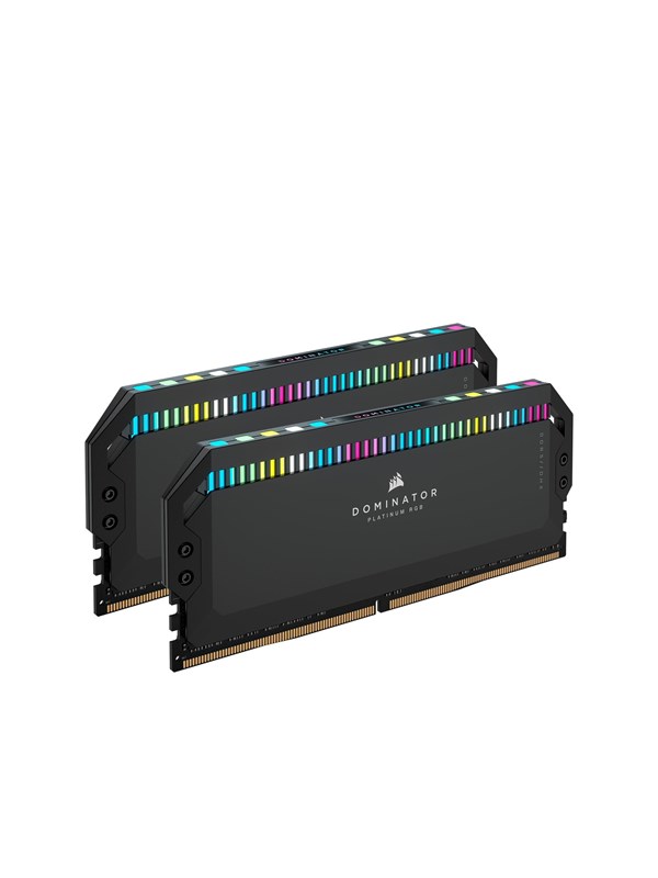 Corsair Dominator Platinum RGB DDR5-7200 - 32GB - CL34 - Dual Channel (2 pcs) - Intel XMP - Svart med RGB